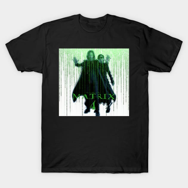 Resurrections Matrix 4 Mens Neo Shirt Neo, Morpheus and Trinity Keanu Reeves T-Shirt by Pannolinno